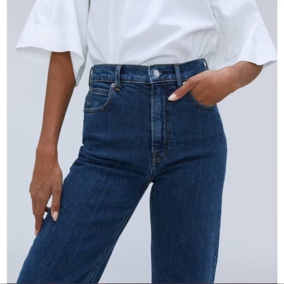 NEW EVERLANE 27 The Way-High Organic Jean Vintage Indigo - Picture 12 of 14